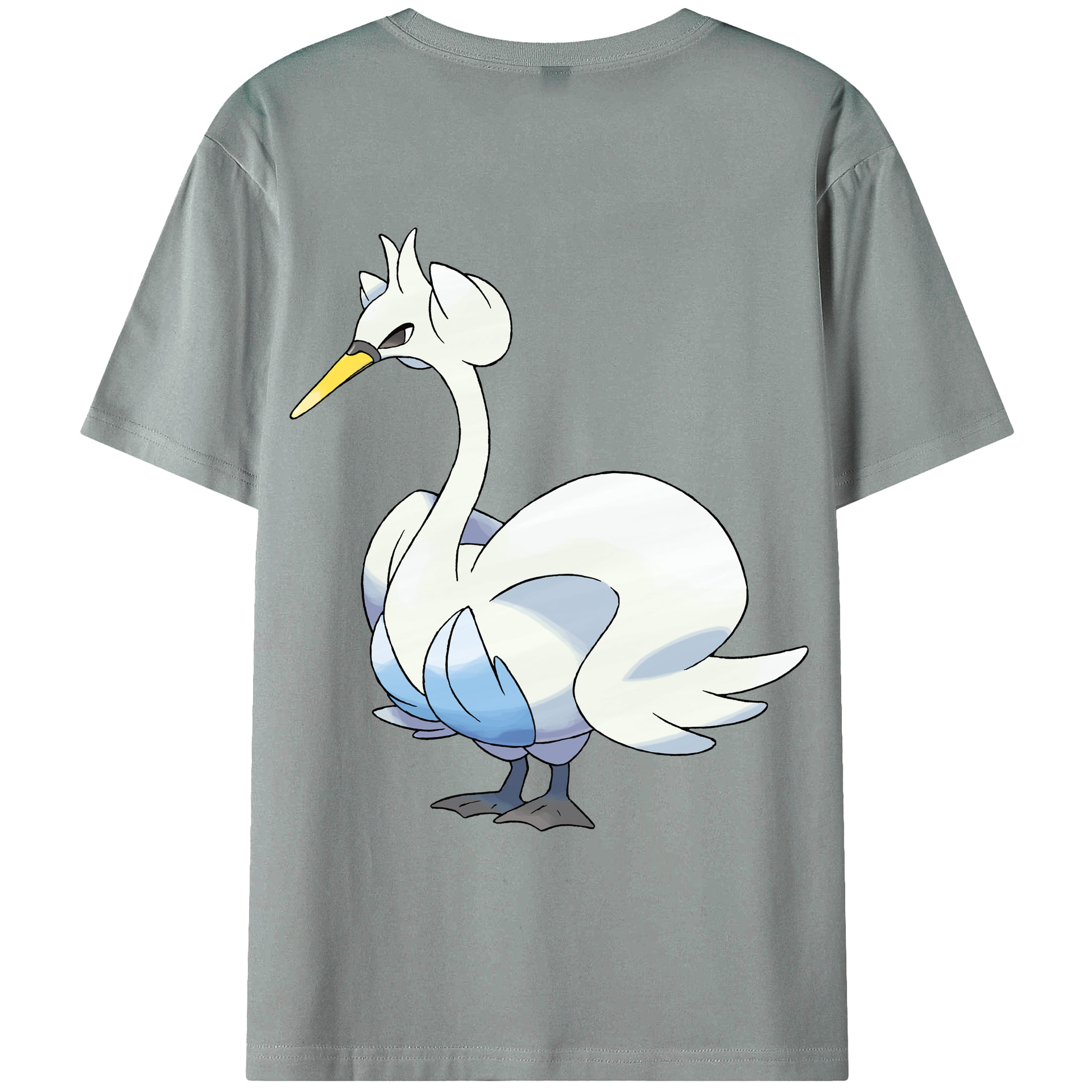 （画像用） ポケットモンスター Pokémon 綿100％ メンズ半袖Tシャツ（バックプリント） 通気性
